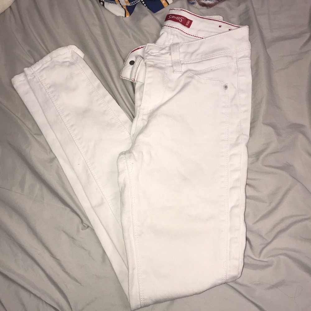 white jeans